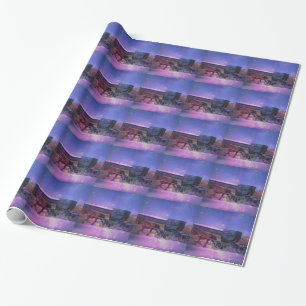 amish space wrapping paper