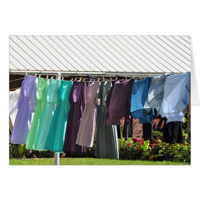 Amish Spring laundry (Front Horizontal)