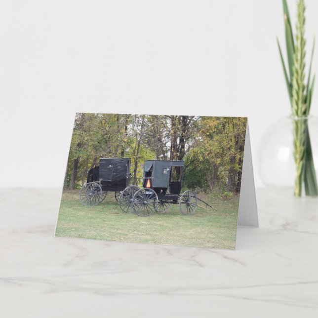 Amish Transportation Card (Front)
