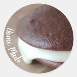 Amish Whoopie Pie Chocolate Classic Round Sticker