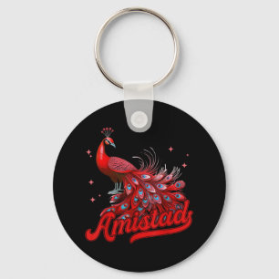 Amistad House Of Friendship Red Pea Team Keychain