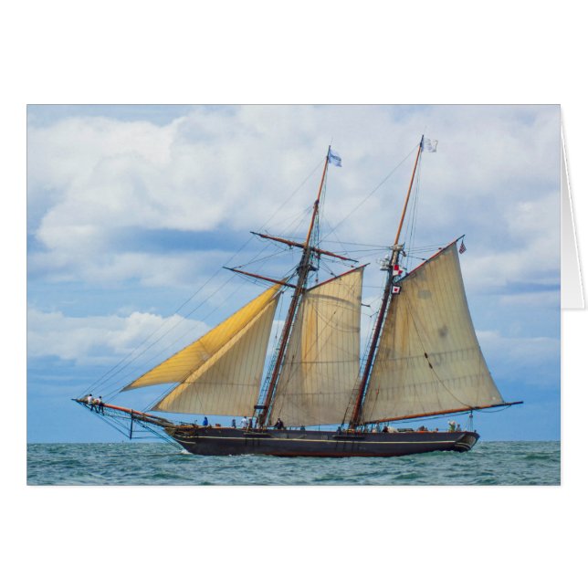 Amistad Under Sail (Front Horizontal)