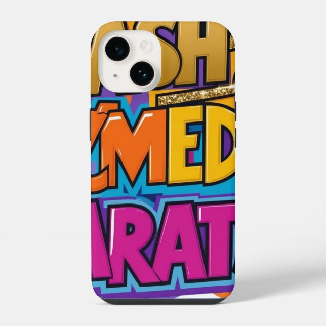 Amit design hairstyle beautiful iPhone case (Back)