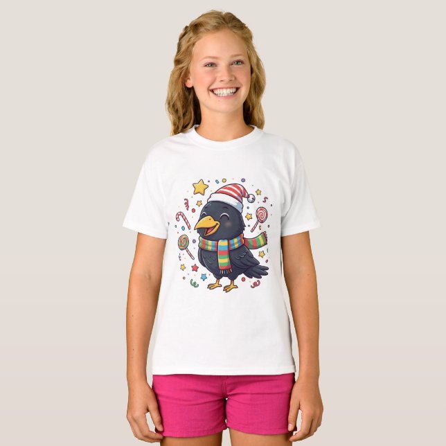 AMITA | Happy Crow - Candy Fun T-Shirt (Front Full)