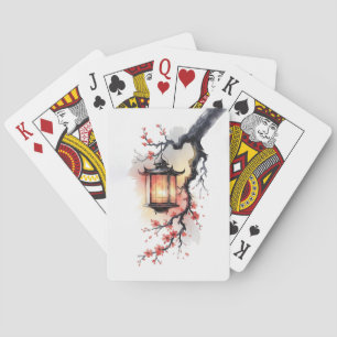 AMITA Infinite Lantern Cherry Blossom Light Playing Cards