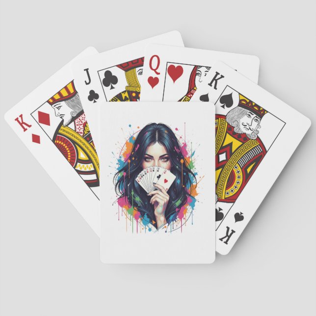 AMITA | Infinite Luck | Poker Muse Playing Cards (Back)