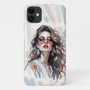 AMITA Soft Pastel Art Woman Phone Cases