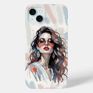 AMITA Soft Pastel Art Woman Phone Cases