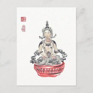 Amitayus Buddha Art Postcard