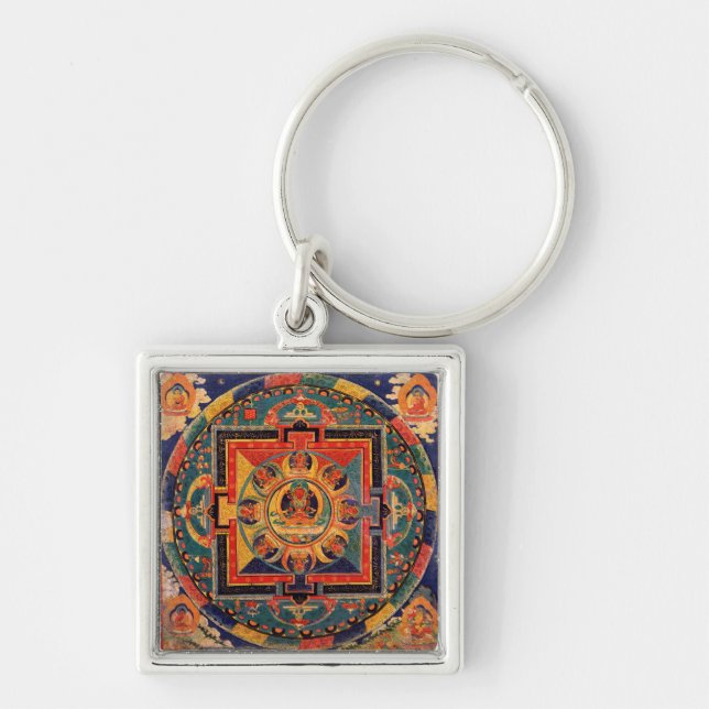 Amitayus Mandala Keychain (Front)