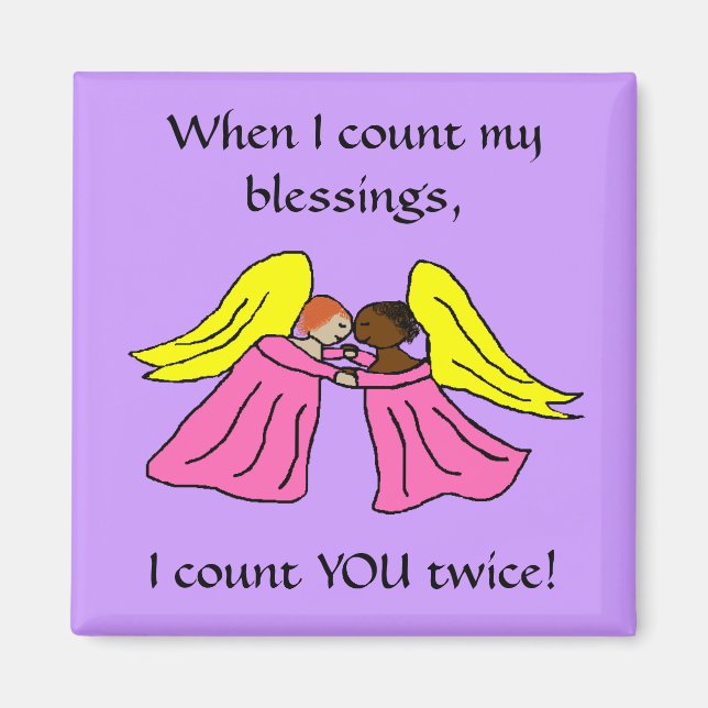 Amitié - aimant - Customisé (Devant)