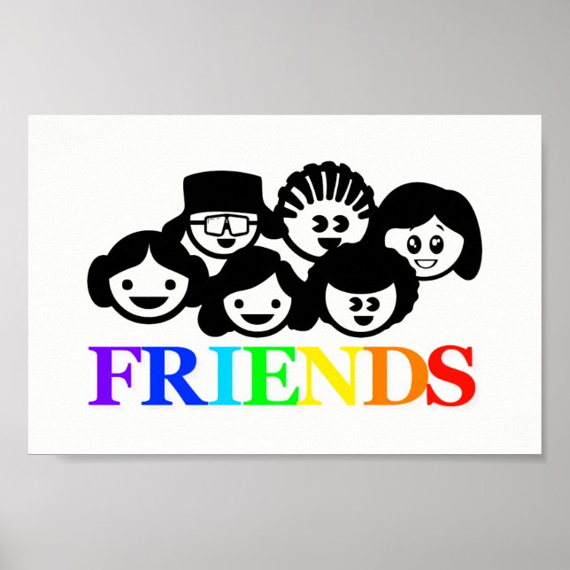 Amitié "Amis", Poster (Devant)