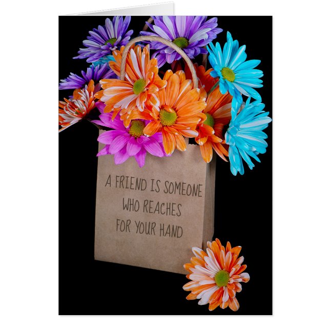 Amitié Bouquet Daisy dans le sac (Devant)
