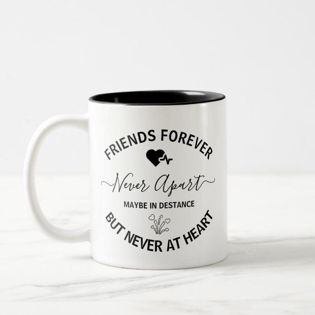 Amitié Mug longue distance Amitié Cadeau (Gauche)
