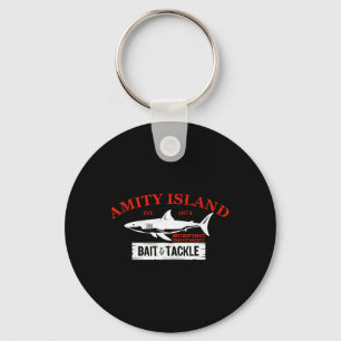 Amity Island It And Tackle Retro Fishing 1  Keychain