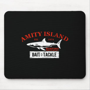 Amity Island It And Tackle Retro Fishing 1 Mouse Pad