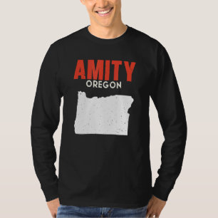 Amity Oregon USA State America Travel Oregonian T-Shirt
