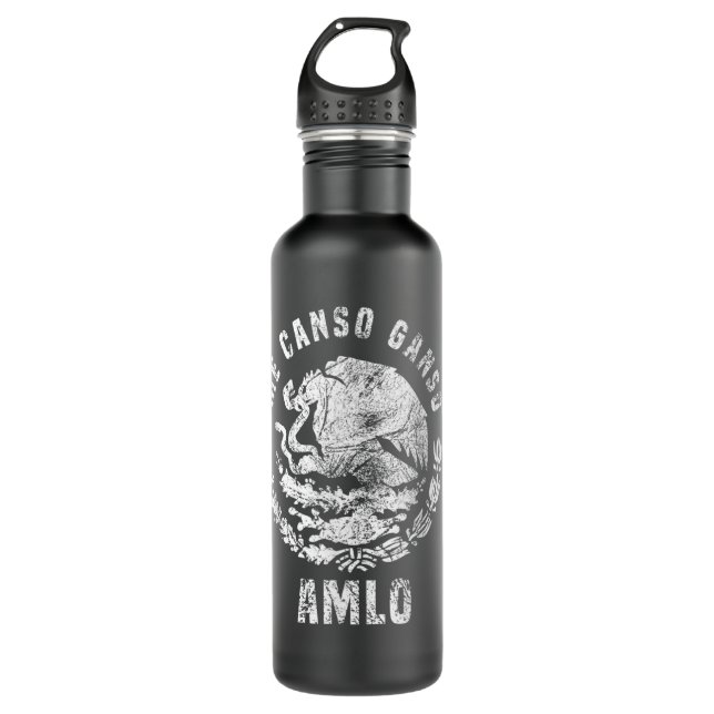 AMLO Andres Manuel Lopez Obrador Presidente De Mex 710 Ml Water Bottle (Front)