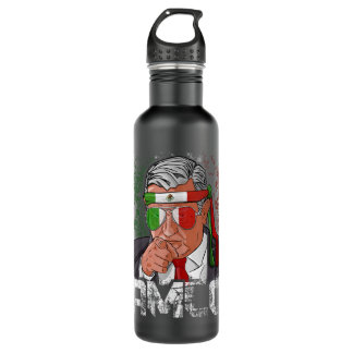 AMLO Presidente De Mexico Andres Manuel Lopez Obra 710 Ml Water Bottle