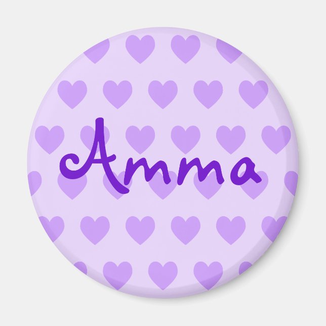 Amma in Purple Magnet (Front)