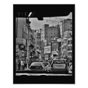 Amman from Taxi Photo Print
