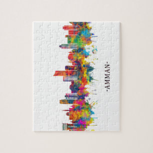 Amman Jordan Skyline Jigsaw Puzzle