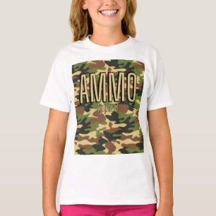 AMMO Apparel Classic Army Print Girl's T-Shirt
