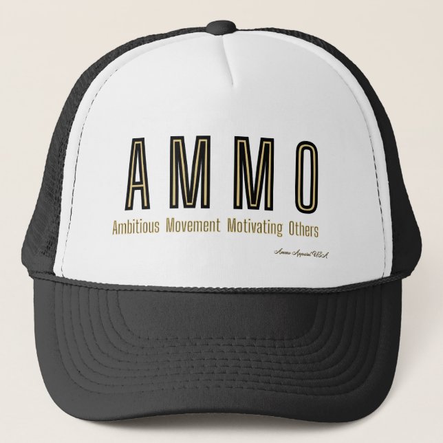 Ammo Apparel USA Acronym Trucker Hat (Front)