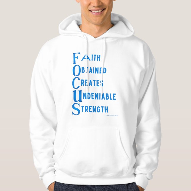 Ammo Apparel USA Focus Acronym Men's Hoodie (Front)
