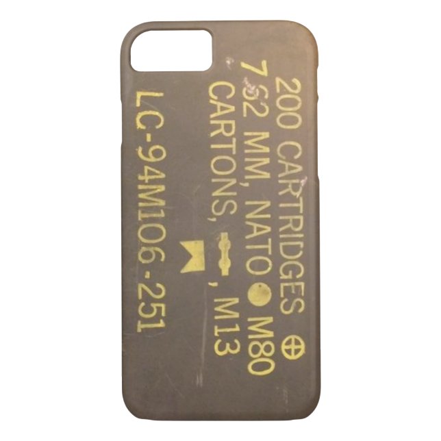 Ammo Box Case-Mate iPhone Case (Back)