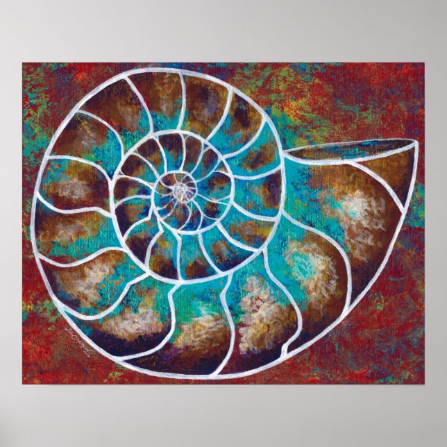 Ammonite - Frozen in Time Poster (Front)