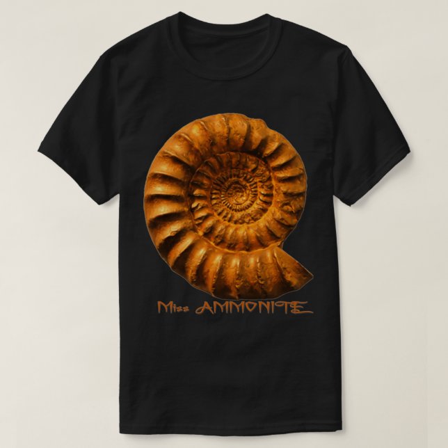 ammonite geology T-Shirt (Design Front)