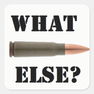 Ammunition 7.62x39 square sticker