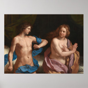 Amnon et Tamar - Poster d'art raffiné de Guercino