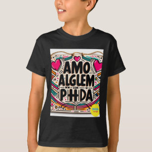 Amo AlguÉm Com Phda I Love Someone With Adhd Stick T-Shirt