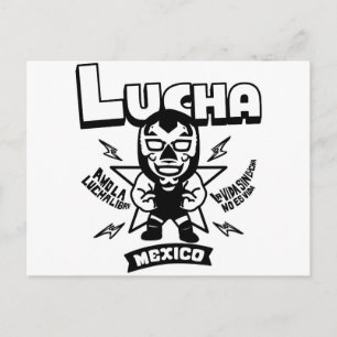 AMO LA LUCHA LIBRE#5 POSTCARD