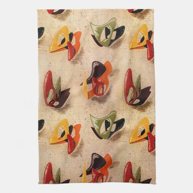 AMOEBA 1 MoJo Kitchen Towel SAND (Vertical)