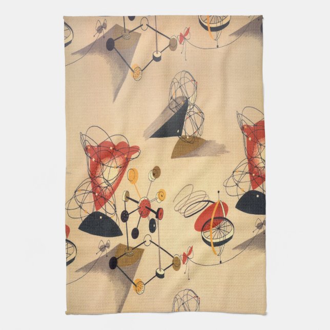 AMOEBA 4 MoJo Kitchen Towel SAND (Vertical)