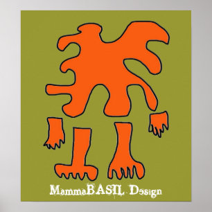 Amoeba Design Poster! Poster