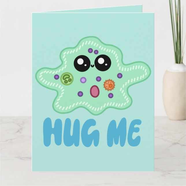 Amoeba Hug Card (Front)