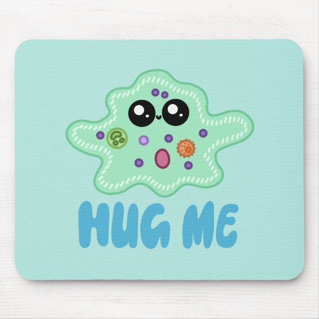 Amoeba Hug Mouse Pad (Front)