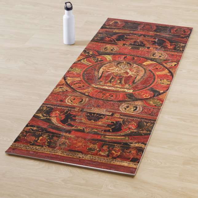 Amogapasha Mandala Thangka Yoga Mat (In Situ)