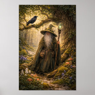 Among Mushrooms and Magic Poster