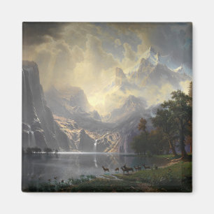 Among Sierra Nevada California mountain landscape  Magnet