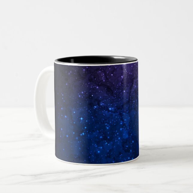 Among Stars in the Galaxy Two-Tone Coffee Mug (Front Left)