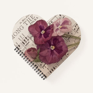 Among The Pansies Notebook