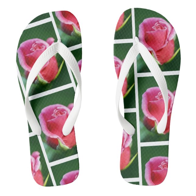 Among the roses flip flops (Footbed)