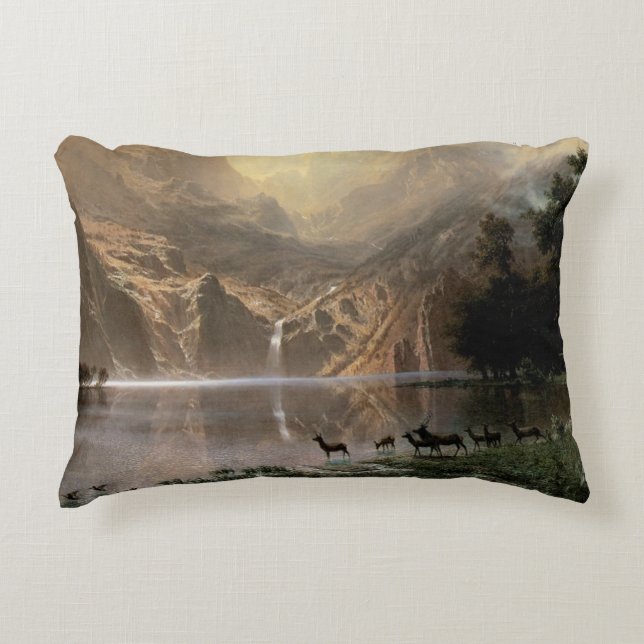 Among the Sierra Nevada Mountains Accent Pillow (Front)
