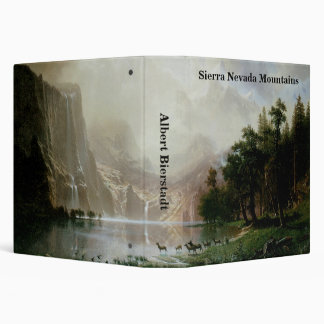 Among the Sierra Nevada Mountains by Bierstadt Binder