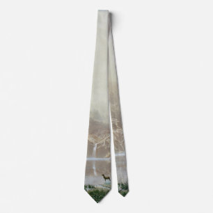 Among the Sierra Nevada Mountains by Bierstadt Tie